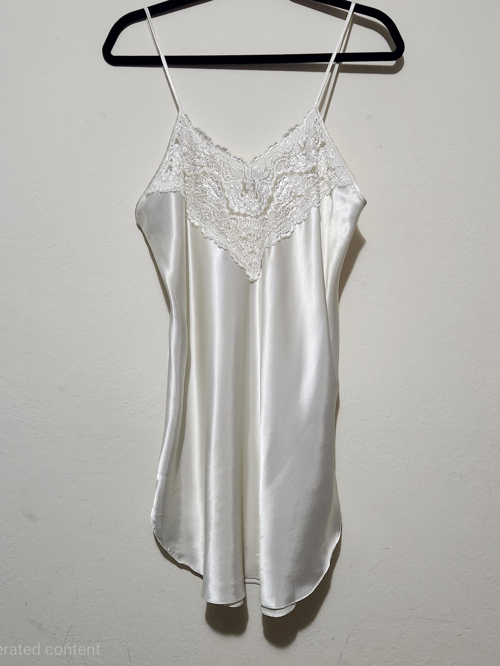 Dentelle Coquettecore Y2K Minimalist Liquid Satin Streetwear Layering Chemise L